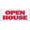 Signmission OPEN HOUSE BANNER SIGN for sale broker apartment home house real estate B-96 Open House - alternate 1